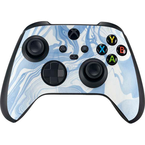 Blue Marbling Xbox Series X Controller Skin