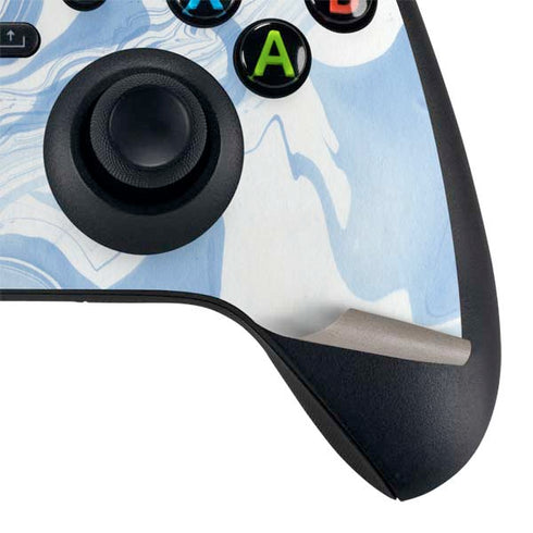 Blue Marbling Xbox Series X Controller Skin