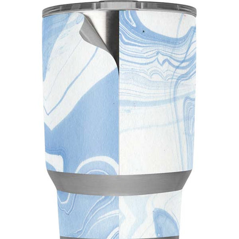 Blue Marbling Yeti 20oz Tumbler Skin