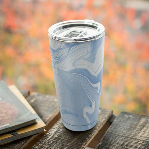 Blue Marbling Yeti 20oz Tumbler Skin