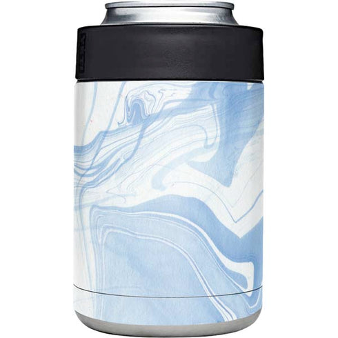 Blue Marbling Yeti Colster Can Insulator Skin