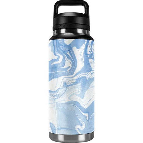 Blue Marbling YETI Rambler 36oz Bottle Skin