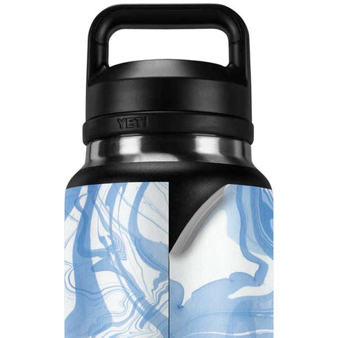Blue Marbling YETI Rambler 36oz Bottle Skin