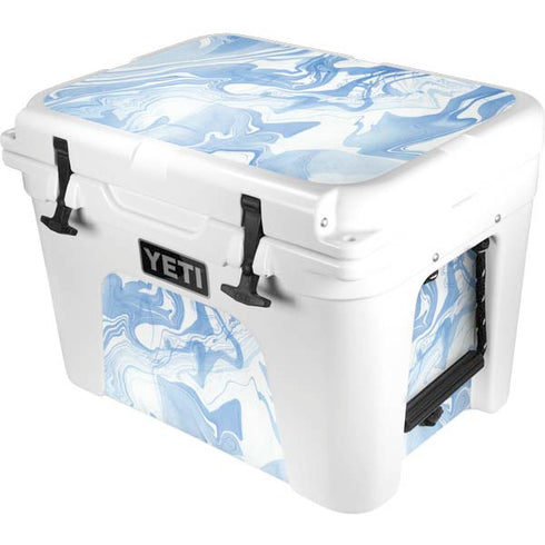 Blue Marbling YETI Tundra 35 Hard Cooler Skin