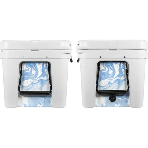 Blue Marbling YETI Tundra 75 Hard Cooler Skin