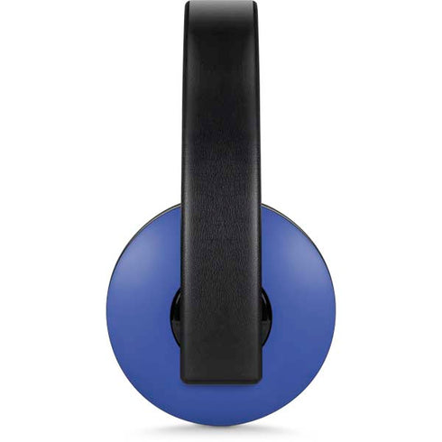 Blue Solid PlayStation 4 Gold Wireless Headset Skin
