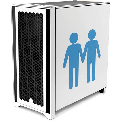 Blue Pride Corsair 4000D Tempered Glass Mid-Tower ATX Case Skin