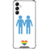 Blue Pride Galaxy A14 5G Clear Case