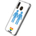 Blue Pride Galaxy A30 Clear Case