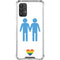 Blue Pride Galaxy A32 5G Clear Case