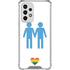 Blue Pride Galaxy A33 5G Clear Case