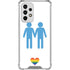 Blue Pride Galaxy A53 5G Clear Case