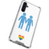 Blue Pride Galaxy A54 5G Clear Case
