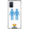 Blue Pride Galaxy A71 5G Clear Case