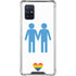 Blue Pride Galaxy A71 5G Clear Case