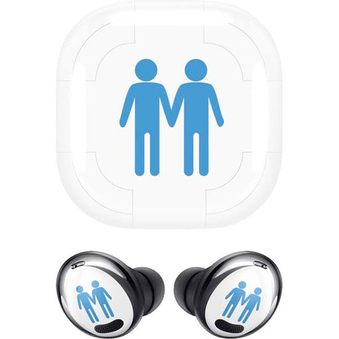 Blue Pride Galaxy Buds Pro Skin