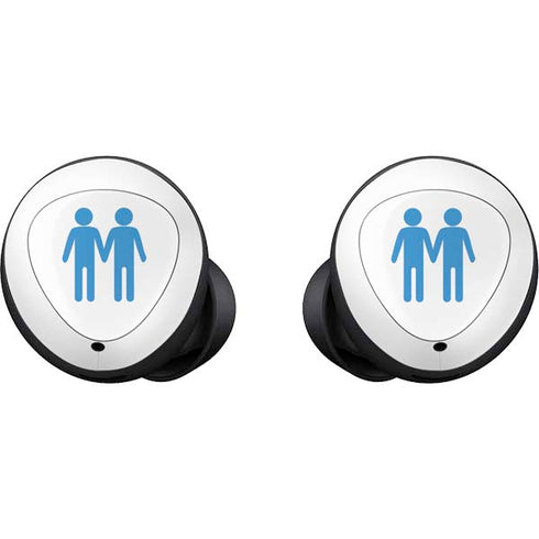 Blue Pride Galaxy Buds Skin