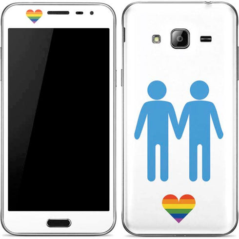 Blue Pride Galaxy J3 Skin