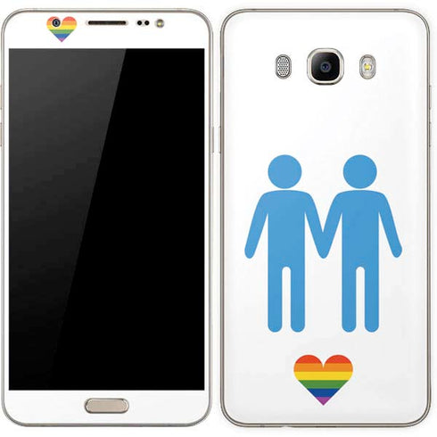 Blue Pride Galaxy J7 Skin