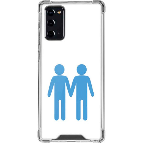 Blue Pride Galaxy Note20 5G Clear Case