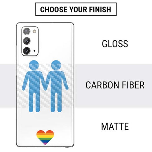 Blue Pride Galaxy Note20 5G Skin