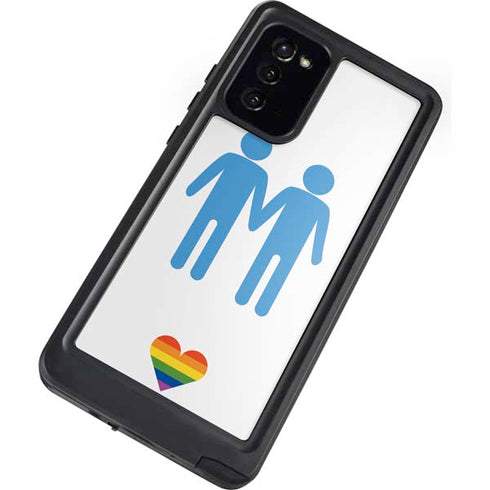 Blue Pride Galaxy Note20 5G Waterproof Case