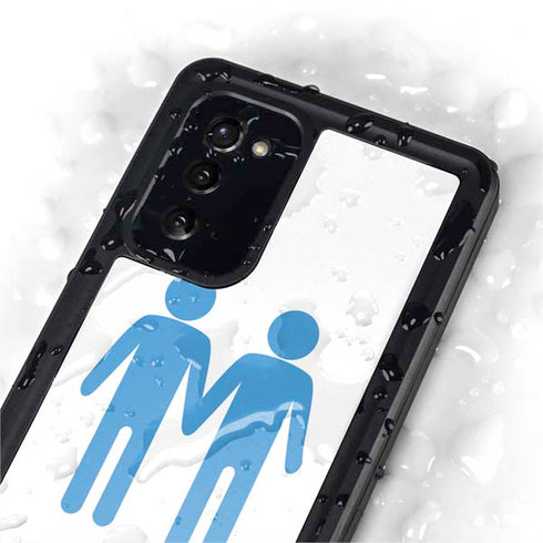 Blue Pride Galaxy Note20 5G Waterproof Case