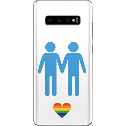 Blue Pride Galaxy S10 Plus Skin