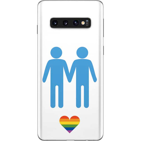 Blue Pride Galaxy S10 Skin