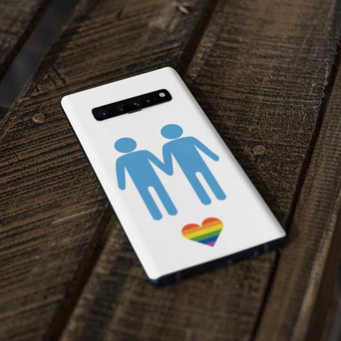 Blue Pride Galaxy S10 Skin