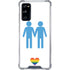 Blue Pride Galaxy S20 FE Clear Case