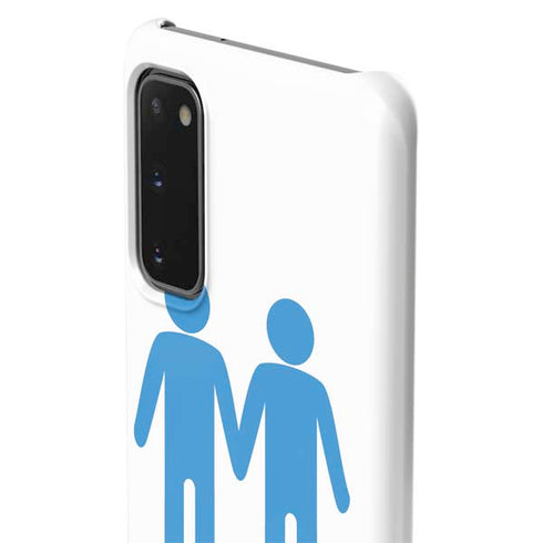 Blue Pride Galaxy S20 Lite Case