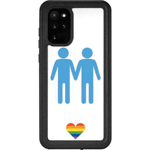 Blue Pride Galaxy S20 Plus Waterproof Case