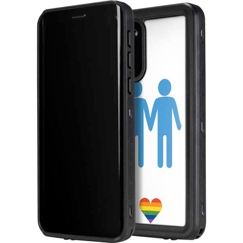Blue Pride Galaxy S20 Plus Waterproof Case