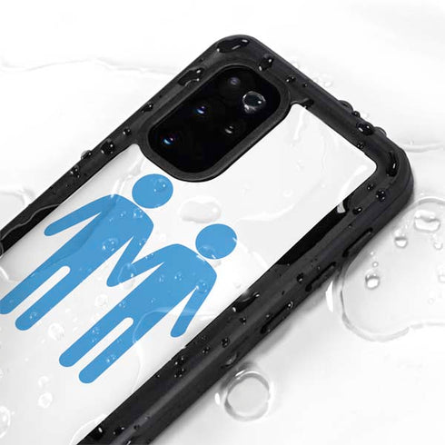 Blue Pride Galaxy S20 Plus Waterproof Case
