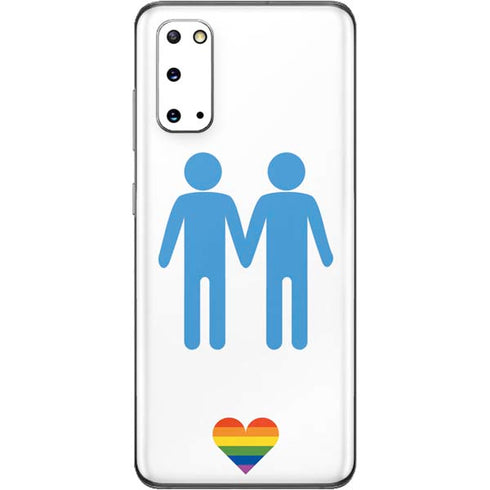 Blue Pride Galaxy S20 Skin