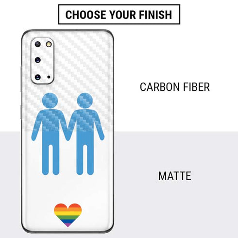 Blue Pride Galaxy S20 Skin