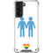 Blue Pride Galaxy S21 5G Clear Case
