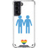 Blue Pride Galaxy S21 5G Clear Case