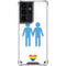 Blue Pride Galaxy S21 Ultra 5G Clear Case