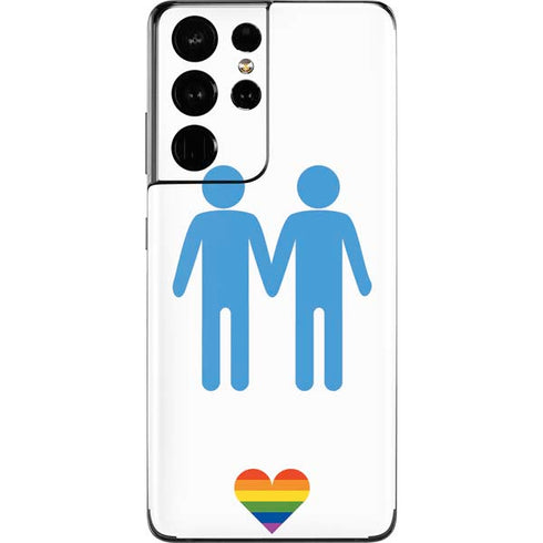 Blue Pride Galaxy S21 Ultra 5G Skin