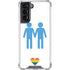 Blue Pride Galaxy S22 Clear Case