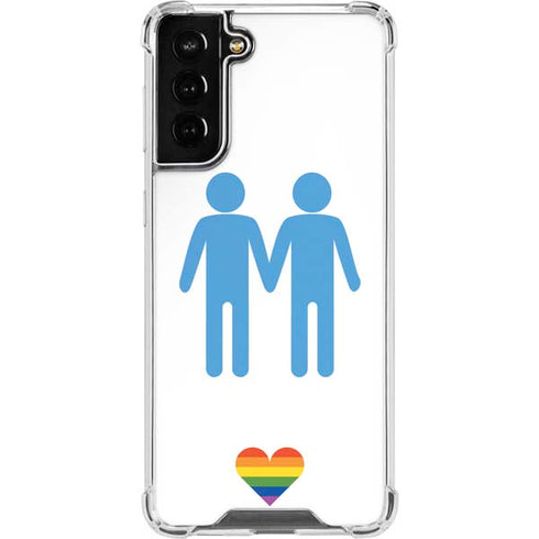 Blue Pride Galaxy S22 Plus Clear Case