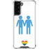Blue Pride Galaxy S22 Plus Clear Case