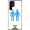 Blue Pride Galaxy S22 Ultra Clear Case