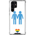 Blue Pride Galaxy S22 Ultra Clear Case
