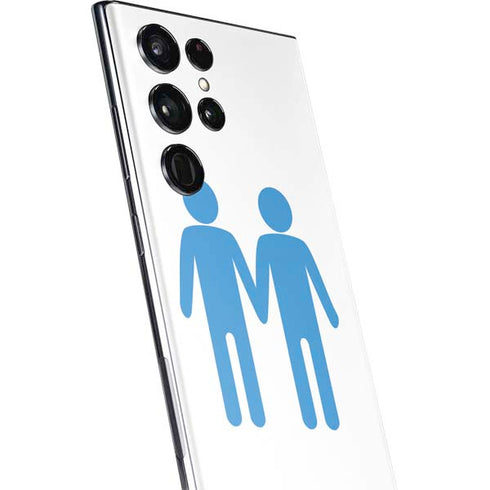Blue Pride Galaxy S22 Ultra Skin