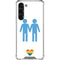 Blue Pride Galaxy S23 Plus Clear Case
