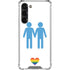 Blue Pride Galaxy S23 Plus Clear Case