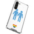 Blue Pride Galaxy S23 Plus Clear Case